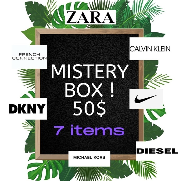 🦄Mistery Suprise Box! 🦄🍭 DKNY FCUK  ZARA BCBG - Picture 1 of 3